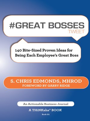 cover image of #GREAT BOSSES tweet Book01